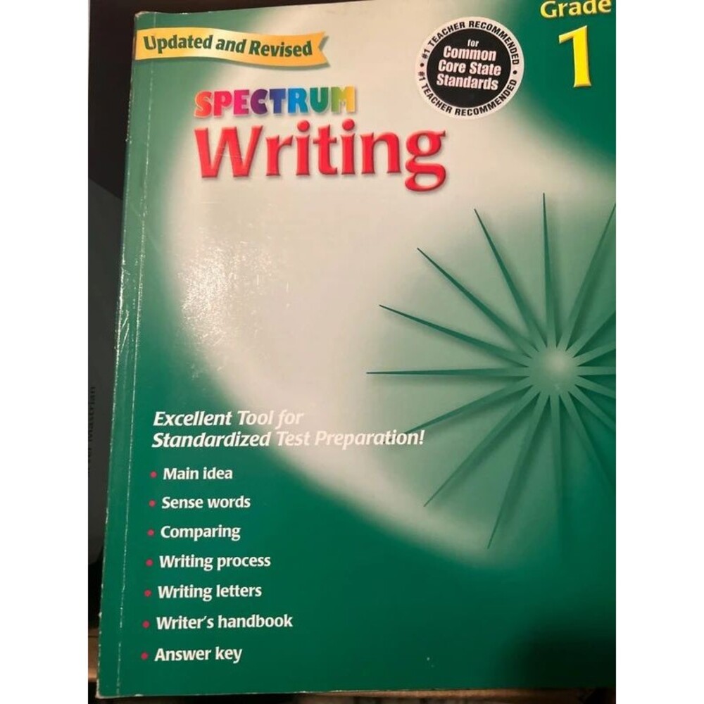 Grade 1 spectrum writing book
